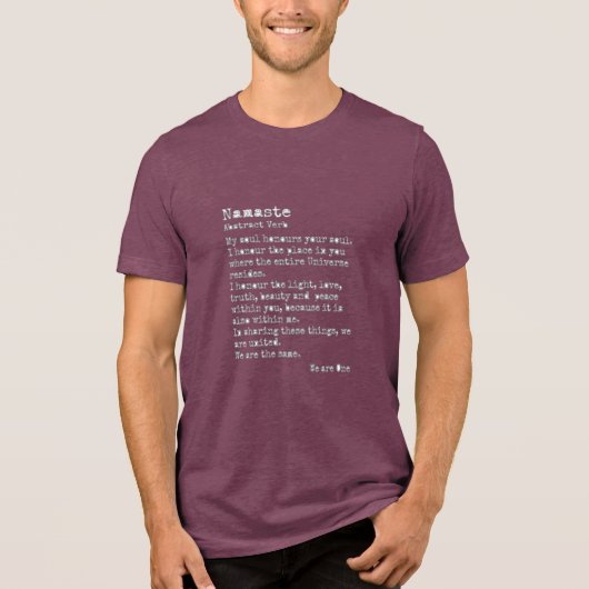 T-shirt En Tri-matière Namaste: (Recto)