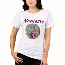 Namaste Étincelle Regard Symbole Yin-Yang aux Tons