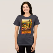 T-shirt En Tri-matière Napa Valley California (Recto plein)