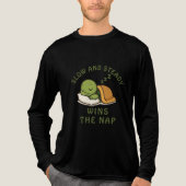 T-shirt En Tri-matière Napping Turtle – Slow Life, Sweet Dreams (Recto)