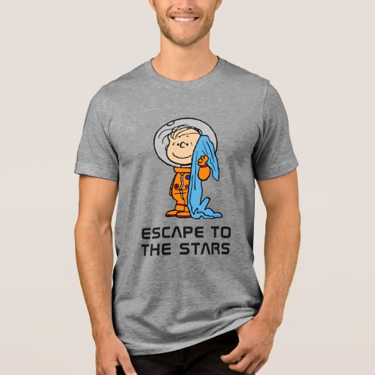 T-shirt En Tri-matière NASA| Astronaute de Linus (Recto)