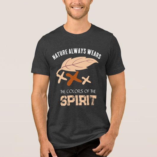 T-shirt En Tri-matière "Nature Always Wears" Leaf (Recto)