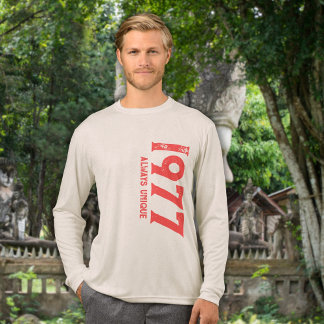 T-shirt En Tri-matière Né en 1977 toujours unique