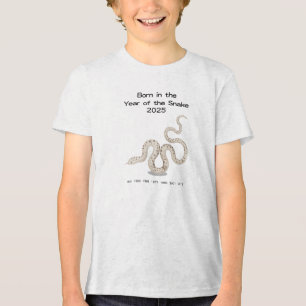 T-shirt En Tri-matière Né en 2025 serpent chinois Zodiac