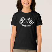 T-shirt En Tri-matière Ne jamais obéir ! T-shirt ENFANTS (Recto)