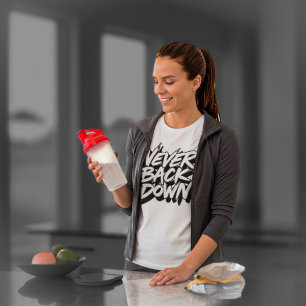 T-shirt En Tri-matière Ne jamais reculer