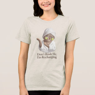 T-shirt En Tri-matière Ne me pressez pas - Miss Meow Die Cut