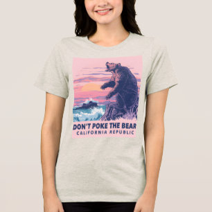 T-shirt En Tri-matière Ne pas pisser l’ours - Ours sauvage Teil Vintage