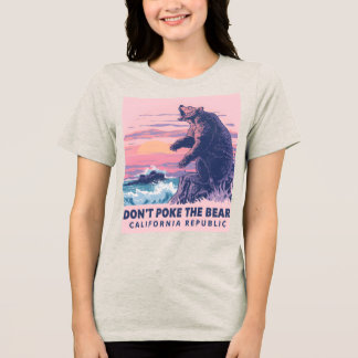 T-shirt En Tri-matière Ne pas pisser l’ours - Ours sauvage Teil Vintage