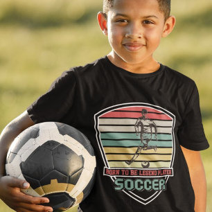 T-shirt En Tri-matière Né Pour Être Un Joueur Légende Soccer
