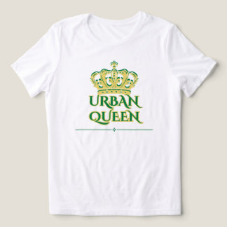 T-SHIRT  EN TRI-MATIÈRE NÉE POUR DIRIGER BLANC VERT URBAIN GRAPHIC FEMME