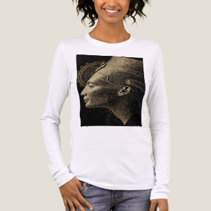 T-shirt En Tri-matière Nefertiti Ligne Silhouette Moderne Art