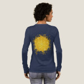 T-shirt En Tri-matière Neige dorée (Verso complet)