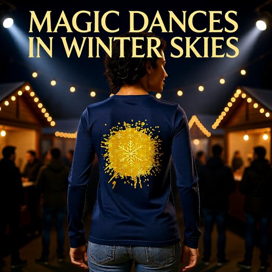 T-shirt En Tri-matière Neige dorée