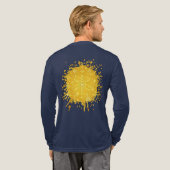 T-shirt En Tri-matière Neige dorée (Verso complet)