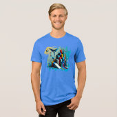 T-shirt En Tri-matière Neon Dreamscape - T-shirt Art numérique (Recto plein)