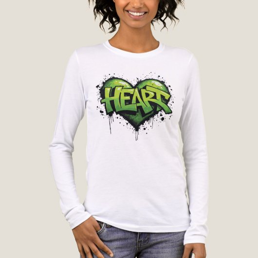 T-shirt En Tri-matière Neon Heartbeat (Recto)