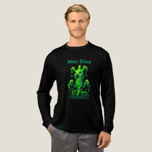 T-shirt En Tri-matière Neon Slime Monster - Cool Déplaisant Alien Design