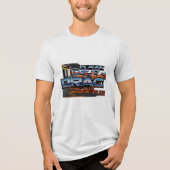 T-shirt En Tri-matière Nettoyer le vélo moderne et l'autocollant de cours (Recto)