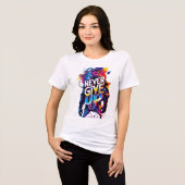 T-shirt En Tri-matière Never Give Up (Recto plein)