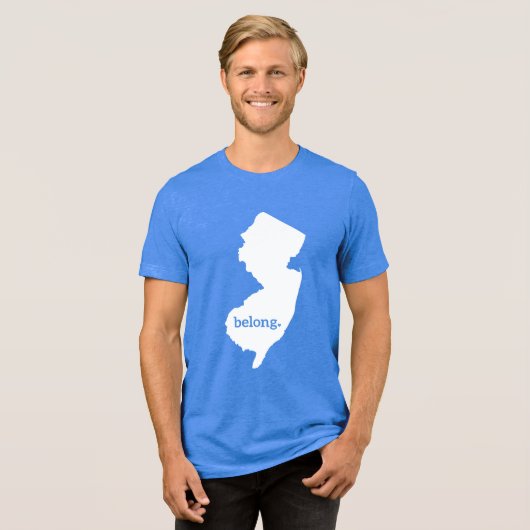 T-shirt En Tri-matière New Jersey Belong State Pride (Recto plein)