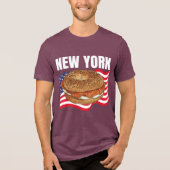 T-shirt En Tri-matière New York Men's Bella+Canvas Dark (Recto)
