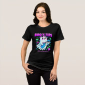 T-SHIRT  EN TRI-MATIÈRE NICE BOO PHANTOM (Recto plein)