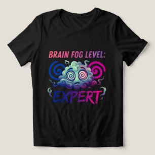 T-shirt En Tri-matière Niveau de Brume Cérébrale : Expert – Humour de la