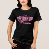 T-shirt En Tri-matière NJF GRIDIRON Edge Chalk Woman (Recto)