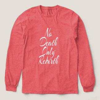 T-shirt En Tri-matière No Death Only Rebirth MENS BELLA+CANVAS LONGSLEEVE