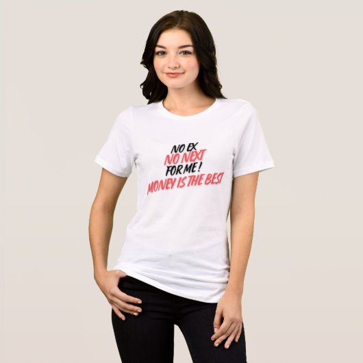 T-SHIRT  EN TRI-MATIÈRE NO EX NO NEXT T-SHIRT (Recto plein)