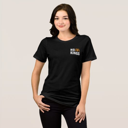 T-shirt En Tri-matière No Kings Two Sided Front Back NOPE (Recto plein)
