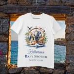 T-shirt En Tri-matière Noah's Ark Cute Animals Blue Boy Baby shower<br><div class="desc">Bienvenue dans notre collection "Noah's Ark Cute Animals Blue Boy Baby shower", où le charme rencontre le fantaisie dans tous les détails. Inspiré par l'histoire intemporelle de Noah's Ark, cette collection montre l'innocence et la joie d'accueillir un nouveau lot de joie dans le monde. Imaginez des animaux adorables dans les...</div>