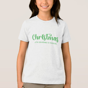 T-shirt En Tri-matière Noël aux grands-parents