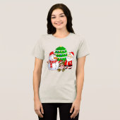 T-shirt En Tri-matière Noël du Père Noël et des amis (Recto plein)