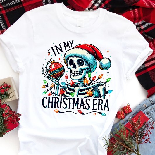 T-shirt En Tri-matière Noël Fille Skeleton Fun Holiday