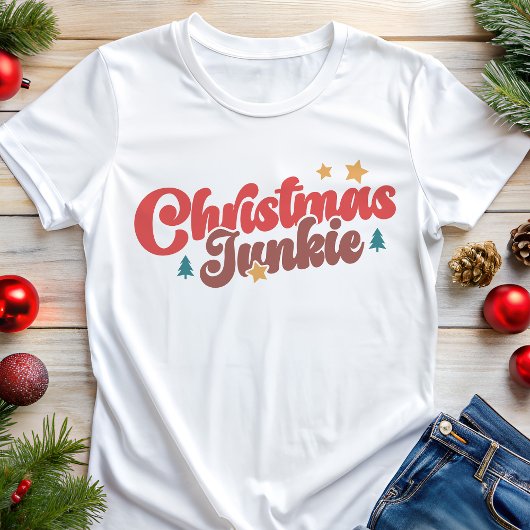 T-shirt En Tri-matière Noël Junkie Festive