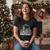 T-shirt En Tri-matière Noël Moo-y Cow Farm Festivals