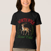 T-shirt En Tri-matière Noël Pôle Nord Social Club Reindeer (Recto)