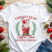 T-shirt En Tri-matière Noël Spirit Coffee Club Festive