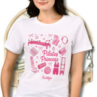 Nom de séance de Pilates rose amusant Princesse Co