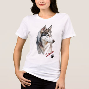 T-shirt En Tri-matière Nom de typographie moderne simple et cool pour ani