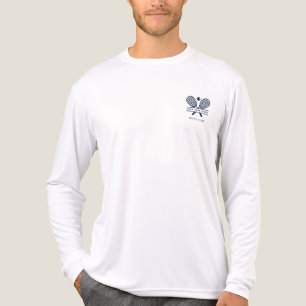 T-shirt En Tri-matière Nom du club de sport Marine Bleu Logo Équipe de te