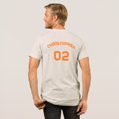 T-shirt En Tri-matière Nom du lecteur souple Premium personnalisé Numéro  (Évier)