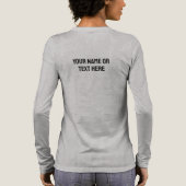 T-shirt En Tri-matière Nom personnalisé / Texte Berlin Allemagne Coordonn (Verso)