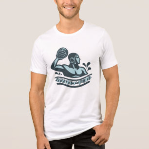 T-shirt En Tri-matière Nom personnalisé Water Polo