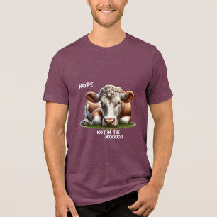 T-shirt En Tri-matière "Non..." Pun de vache