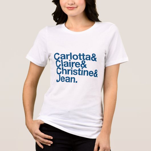 T-shirt En Tri-matière Nonnes Noms Chemises Catalina (Recto)