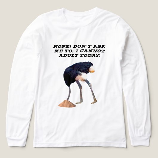 T-shirt En Tri-matière Nope! Tri-Blend Shirt (Motif recto)