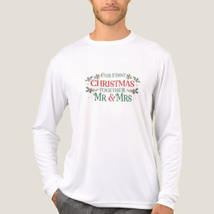 T-shirt En Tri-matière Notre Premier Noël Ensemble M. & Mme.